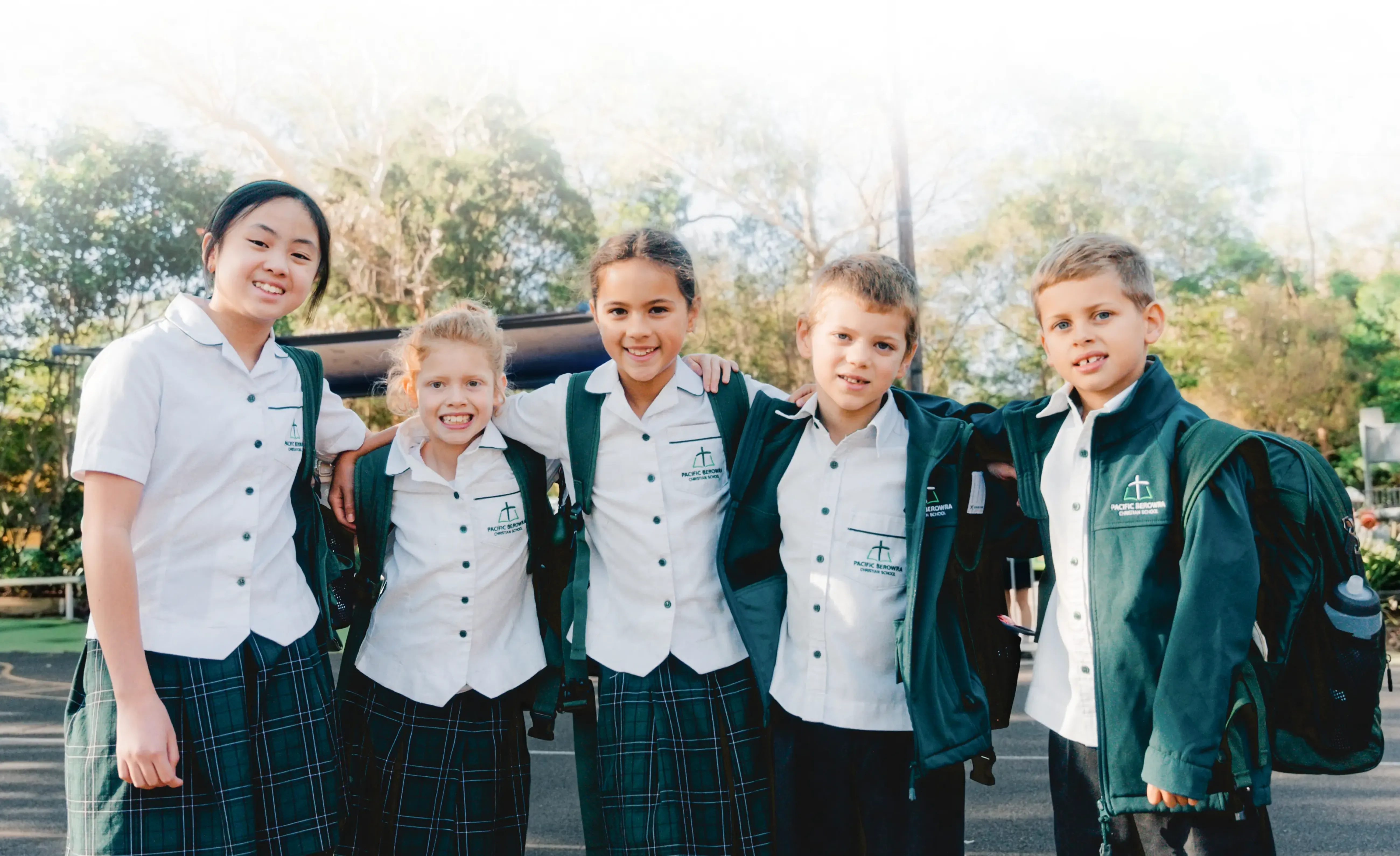 Group of students enjoying the outdoors